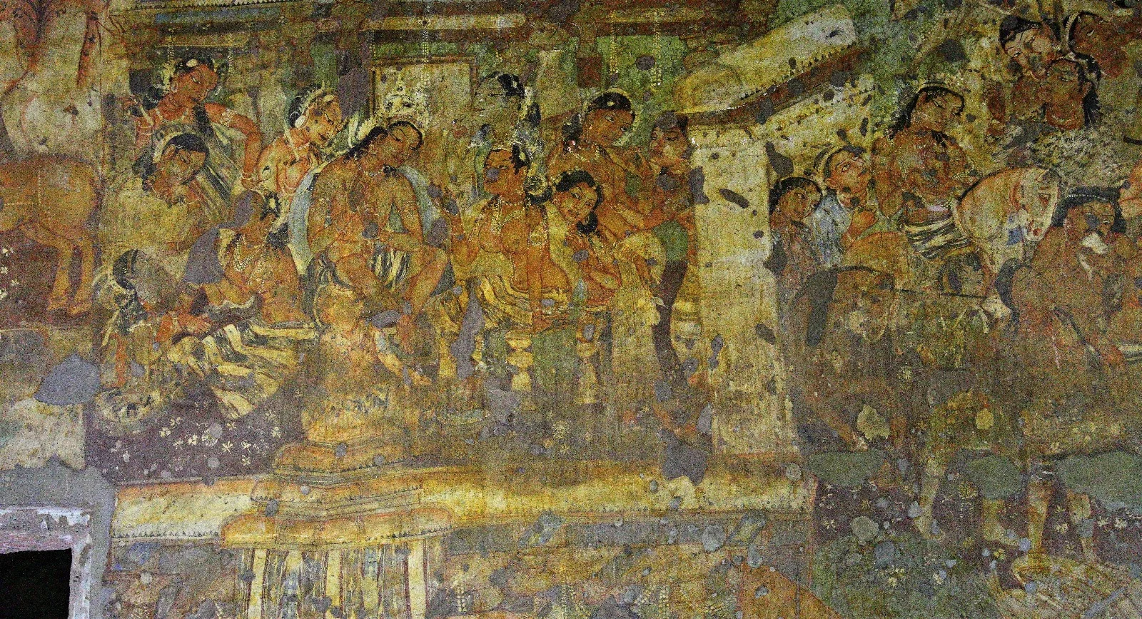 Ajanta - 2000 Year Old Wall Painting